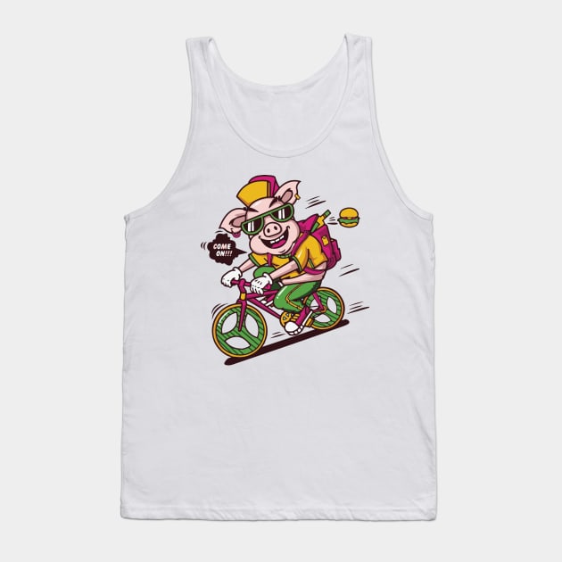 Chinese Zodiac Pig Tank Top by yildirayatas